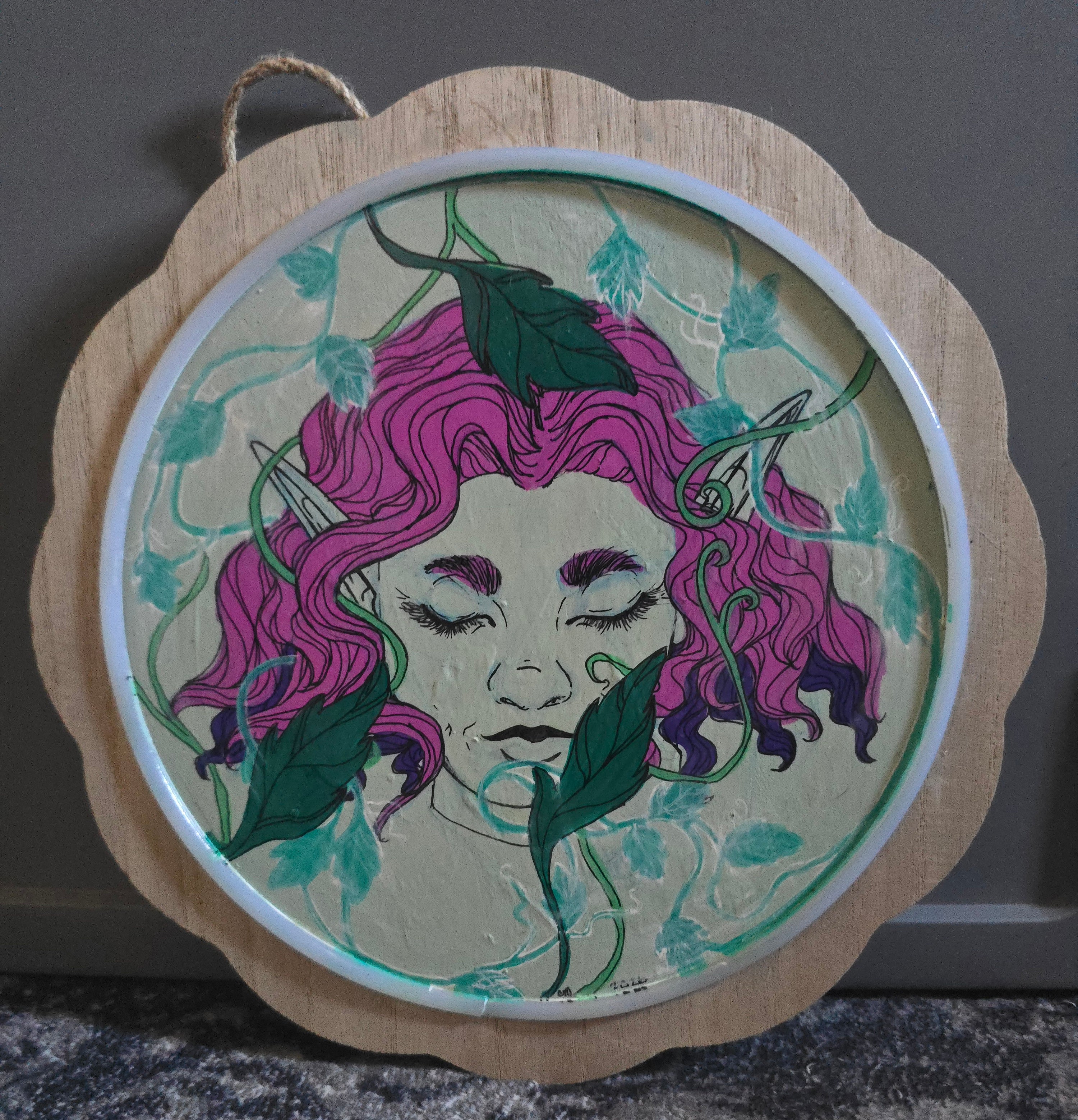 Light up Elf Painting